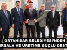 ORTAHİSAR BELEDİYESİ’NDEN KIRSALA VE ÜRETİME GÜÇLÜ DESTEK