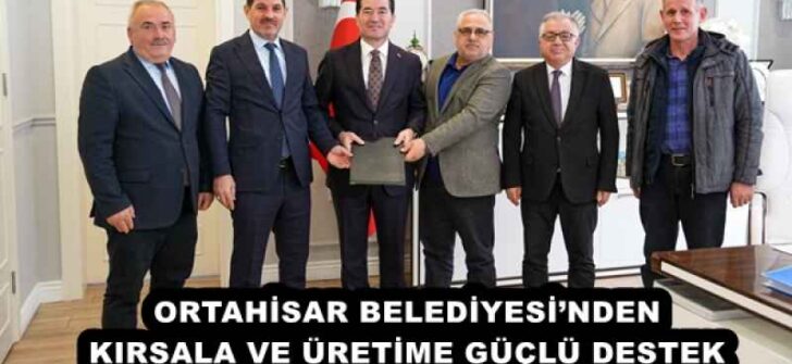 ORTAHİSAR BELEDİYESİ’NDEN KIRSALA VE ÜRETİME GÜÇLÜ DESTEK
