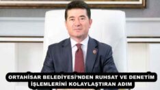 ORTAHİSAR BELEDİYESİ’NDEN RUHSAT VE DENETİM İŞLEMLERİNİ KOLAYLAŞTIRAN ADIM