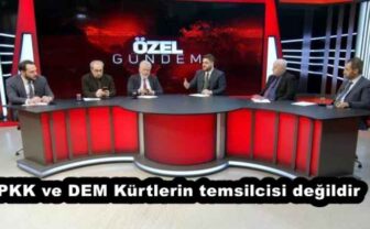 PKK ve DEM Kürtlerin temsilcisi değildir