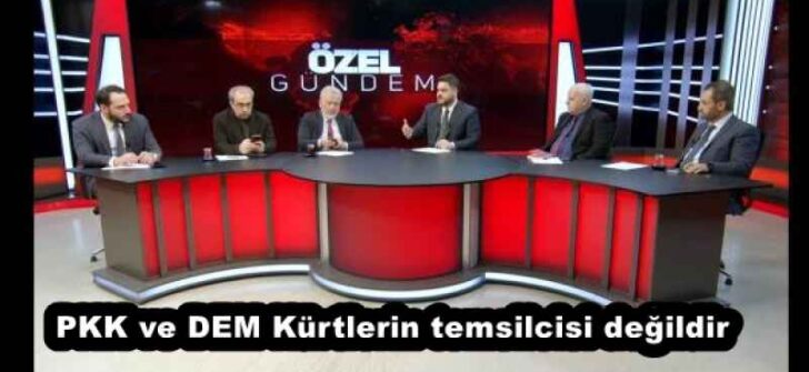 PKK ve DEM Kürtlerin temsilcisi değildir