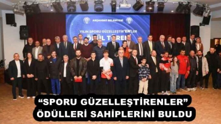 “SPORU GÜZELLEŞTİRENLER” ÖDÜLLERİ SAHİPLERİNİ BULDU