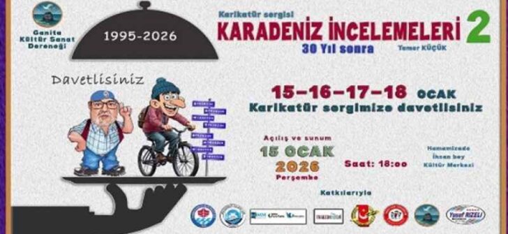 TAMER KÜÇÜK’TEN 30 YIL SONRA GELEN SERGİ: “KARADENİZ İNCELEMELERİ – II”