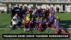 TRABZON EKİBİ ZİRVE TAKİBİNİ SÜRDÜRÜYOR