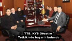 TTB, KYS Gözetim Tetkikinde başarılı bulundu