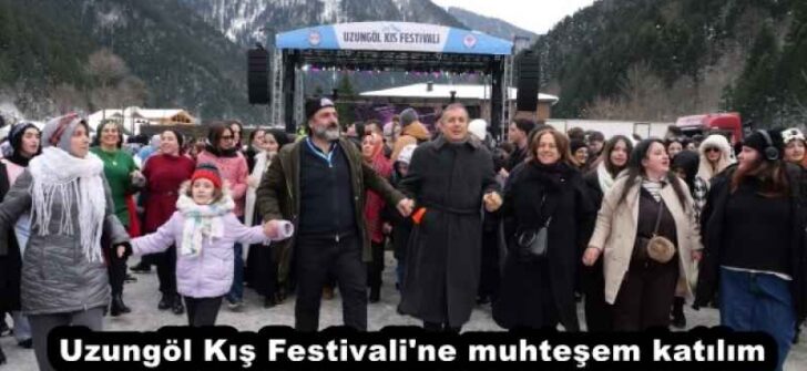 Uzungöl Kış Festivali’ne muhteşem katılım