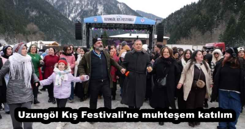 Uzungöl Kış Festivali'ne muhteşem katılım