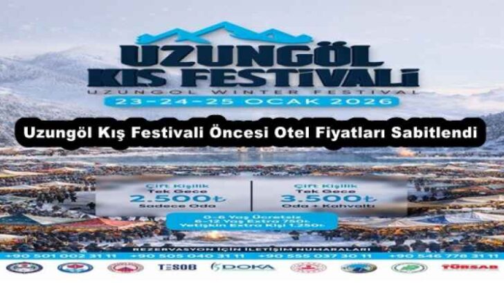 Uzungöl Kış Festivali Öncesi Otel Fiyatları Sabitlendi
