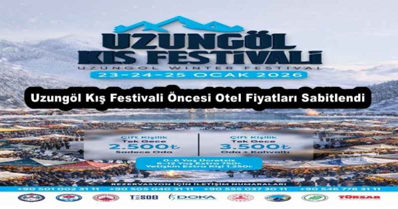 Uzungöl Kış Festivali Öncesi Otel Fiyatları Sabitlendi