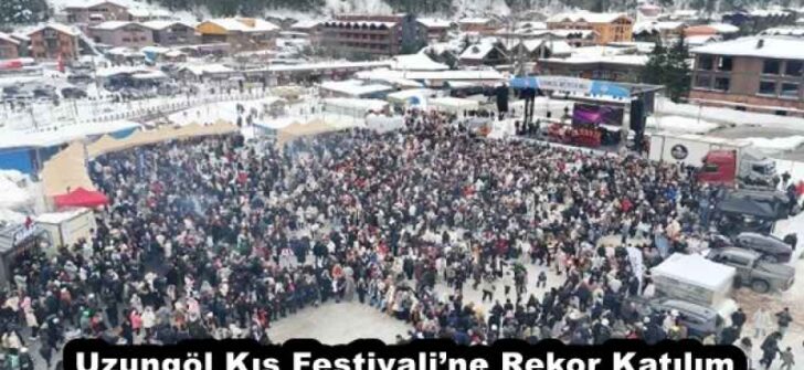 Uzungöl Kış Festivali’ne Rekor Katılım