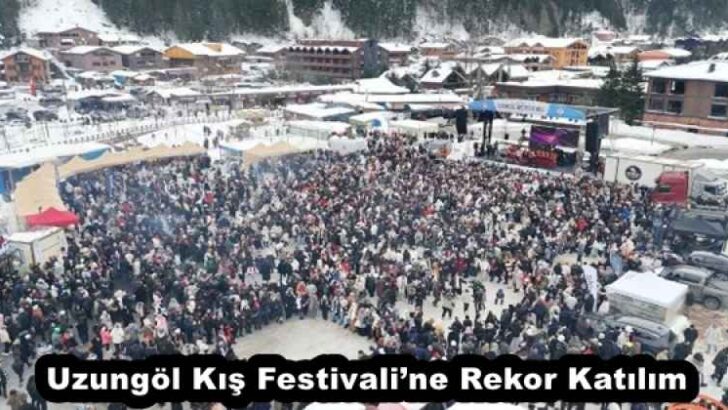 Uzungöl Kış Festivali’ne Rekor Katılım
