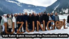 Vali Tahir Şahin Uzungöl Kış Festivaline Katıldı