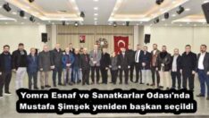 Yomra Esnaf ve Sanatkarlar Odası’nda Mustafa Şimşek yeniden başkan seçildi