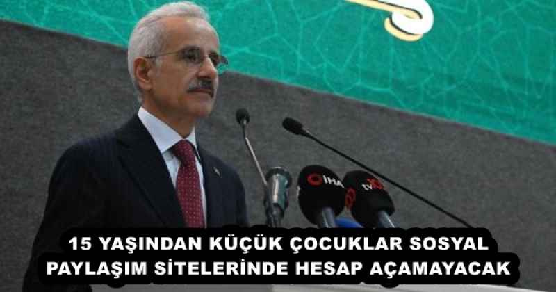 15 YAŞINDAN KÜÇÜK ÇOCUKLAR SOSYAL PAYLAŞIM SİTELERİNDE HESAP AÇAMAYACAK