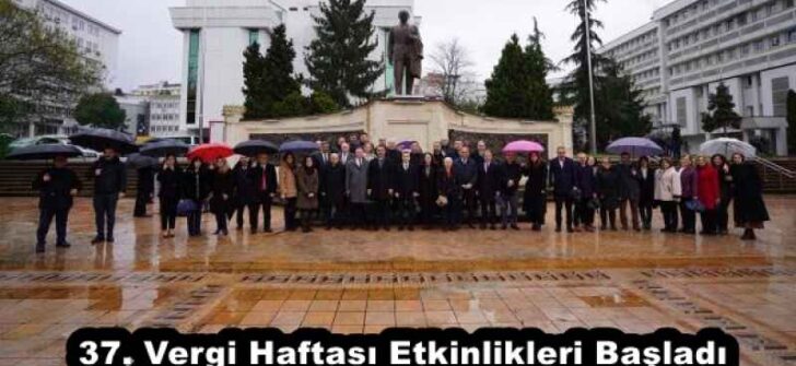 37. Vergi Haftası Etkinlikleri Başladı