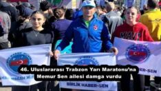 46. Uluslararası Trabzon Yarı Maratonu’na Memur Sen ailesi damga vurdu