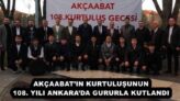 AKÇAABAT’IN KURTULUŞUNUN 108. YILI ANKARA’DA GURURLA KUTLANDI