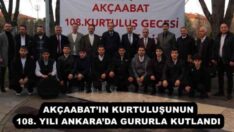 AKÇAABAT’IN KURTULUŞUNUN 108. YILI ANKARA’DA GURURLA KUTLANDI