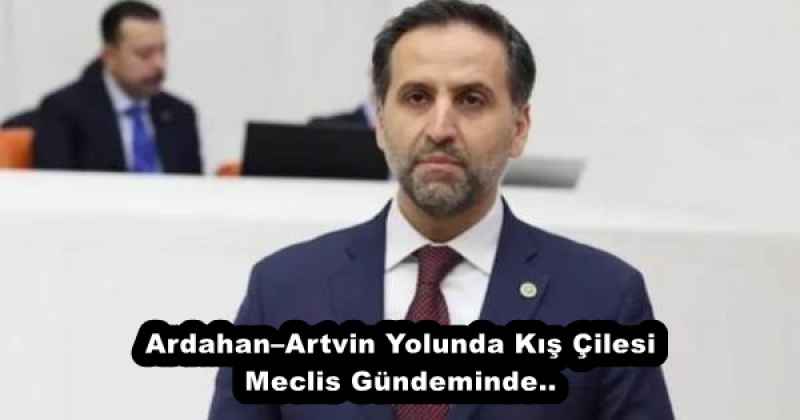 Ardahan–Artvin Yolunda Kış Çilesi Meclis Gündeminde..