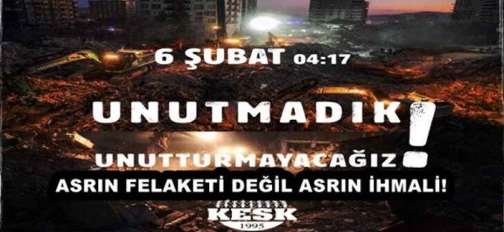 ASRIN FELAKETİ DEĞİL ASRIN İHMALİ!