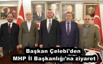Başkan Çelebi’den MHP İl Başkanlığı’na ziyaret
