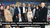 BAŞKAN GENÇ, BEŞİKDÜZÜ’NDE VATANDAŞLARLA GÖNÜL SOFRASINDA BULUŞTU