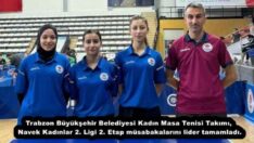 BÜYÜKŞEHİR KADIN MASA TENİSİNDE LİDER
