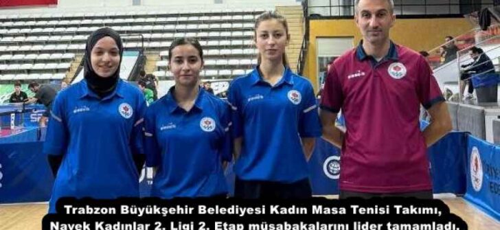 BÜYÜKŞEHİR KADIN MASA TENİSİNDE LİDER