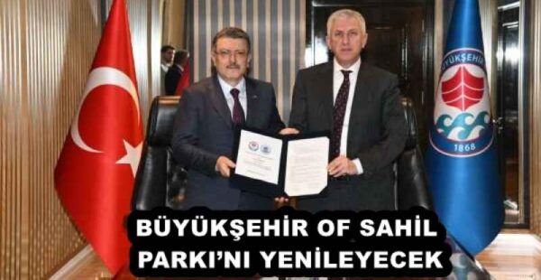 BÜYÜKŞEHİR OF SAHİL PARKI’NI YENİLEYECEK
