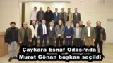 Çaykara Esnaf Odası’nda Murat Gönan başkan seçildi