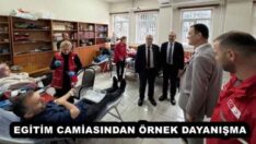 EGİTİM CAMİASINDAN ÖRNEK DAYANIŞMA