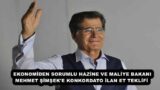EKONOMİDEN SORUMLU HAZİNE VE MALİYE BAKANI MEHMET ŞİMŞEK’E KONKORDATO İLAN ET TEKLİFİ 