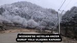 İKİZDERE’DE HEYELAN-ANZER GURUP YOLU ULAŞIMA KAPANDI