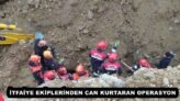 İTFAİYE EKİPLERİNDEN CAN KURTARAN OPERASYON