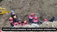 İTFAİYE EKİPLERİNDEN CAN KURTARAN OPERASYON