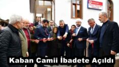 Kaban Camii İbadete Açıldı