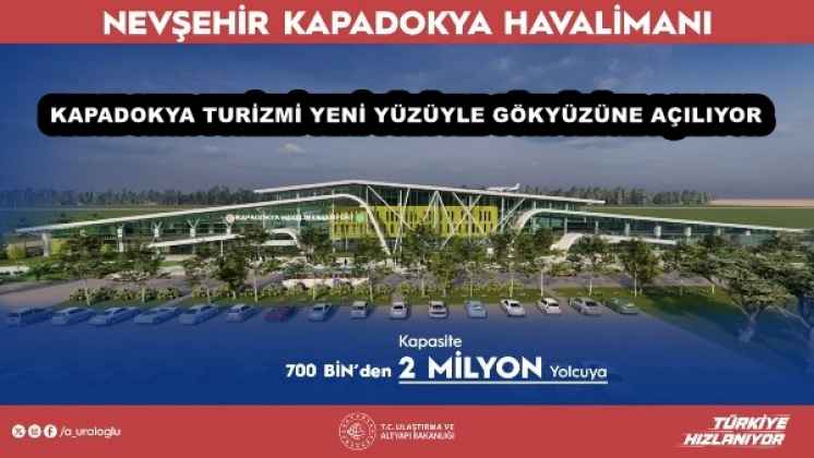 KAPADOKYA TURİZMİ YENİ YÜZÜYLE GÖKYÜZÜNE AÇILIYOR