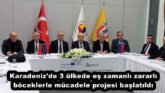 Karadeniz’de 3 ülkede eş zamanlı zararlı böceklerle mücadele projesi başlatıldı