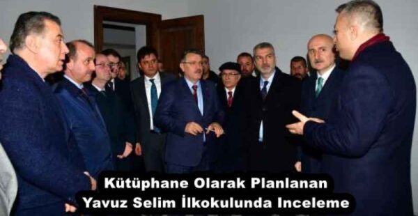 Kütüphane Olarak Planlanan Yavuz Selim İlkokulunda Inceleme