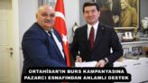 ORTAHİSAR’IN BURS KAMPANYASINA PAZARCI ESNAFINDAN ANLAMLI DESTEK