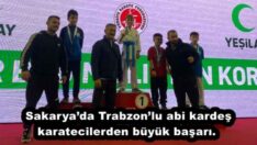 Sakarya’da Trabzon’lu abi kardeş karatecilerden büyük başarı. 