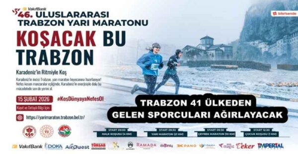TRABZON 41 ÜLKEDEN GELEN SPORCULARI AĞIRLAYACAK