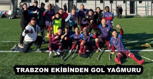 TRABZON EKİBİNDEN GOL YAĞMURU