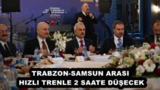 TRABZON-SAMSUN ARASI HIZLI TRENLE 2 SAATE DÜŞECEK