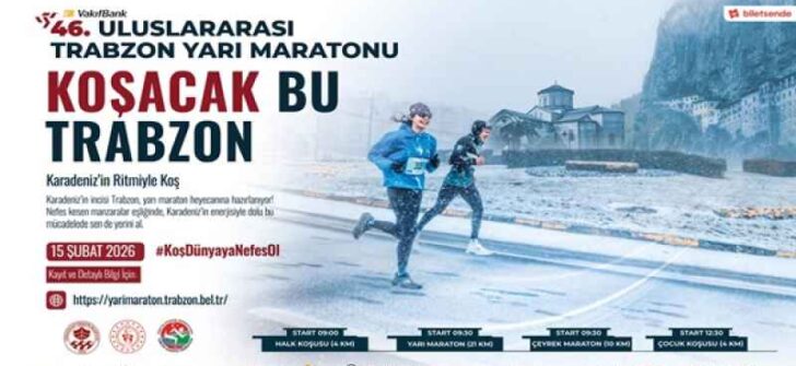 Trabzon’un Kurtuluş Coşkusu Pistlere Taşınıyor: 46. Uluslararası Trabzon Yarı Maratonu İçin Geri Sayım Başladı!