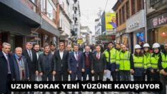 UZUN SOKAK YENİ YÜZÜNE KAVUŞUYOR