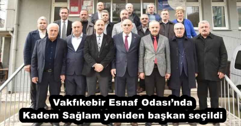 Vakfıkebir Esnaf Odası’nda Kadem Sağlam yeniden başkan seçildi