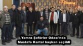 Yomra Şoförler Odası’nda Mustafa Kartal başkan seçildi
