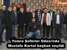 Yomra Şoförler Odası’nda Mustafa Kartal başkan seçildi