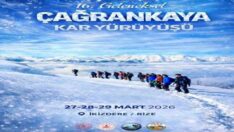 16. ÇAĞRANKAYA KAR YÜRÜYÜŞÜ İÇİN AÇIKLAMA  28-29 MART ÇAĞRANKAYA KAR YÜRÜYÜŞÜ İÇİN YOĞUN KATILIM BEKLENİYOR